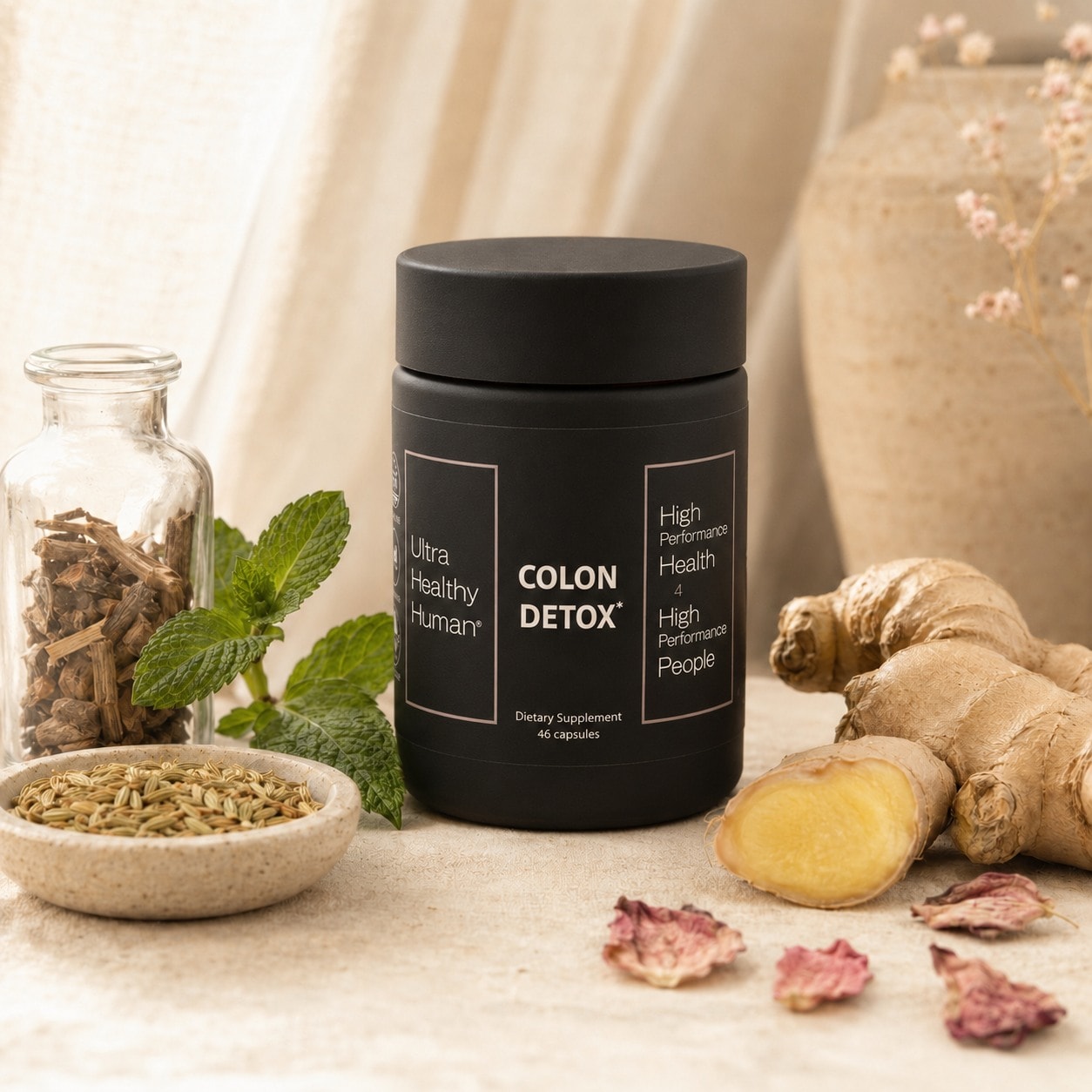 Colon Detox four-botanical daily capsule