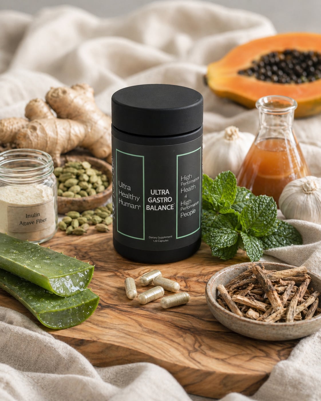 Ultra Gastro Balance daily digestive capsule formula