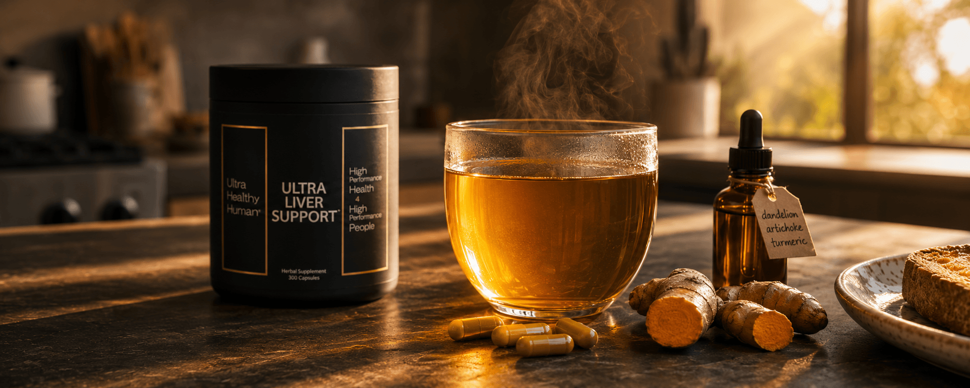 Ultra Liver Support daily ritual at dawn