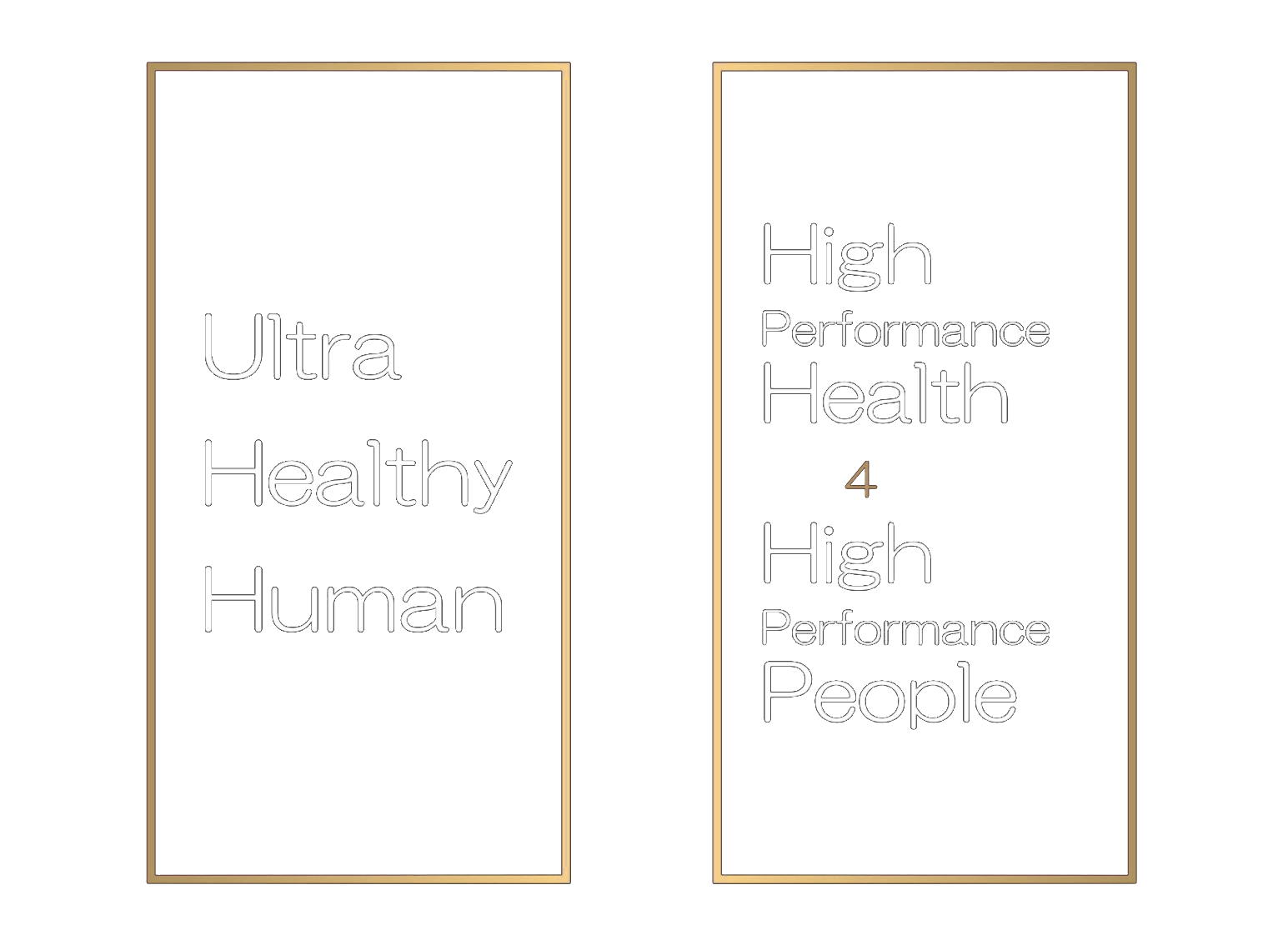 Ultra Healthy Human. High Performance Health for High Performance People.
